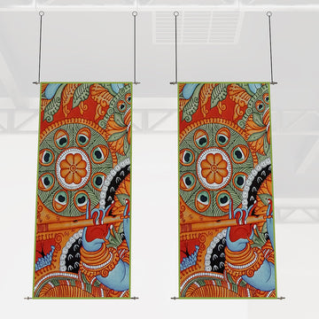 Hanging Scroll Heavy Micro Material