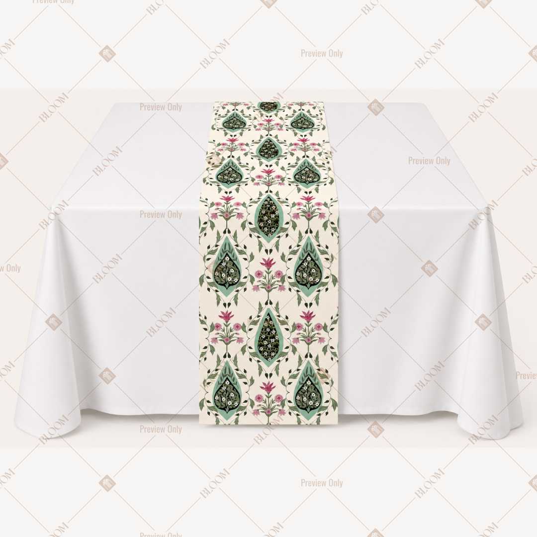 Vintage Rose Garden Table Runner Pack Of 12