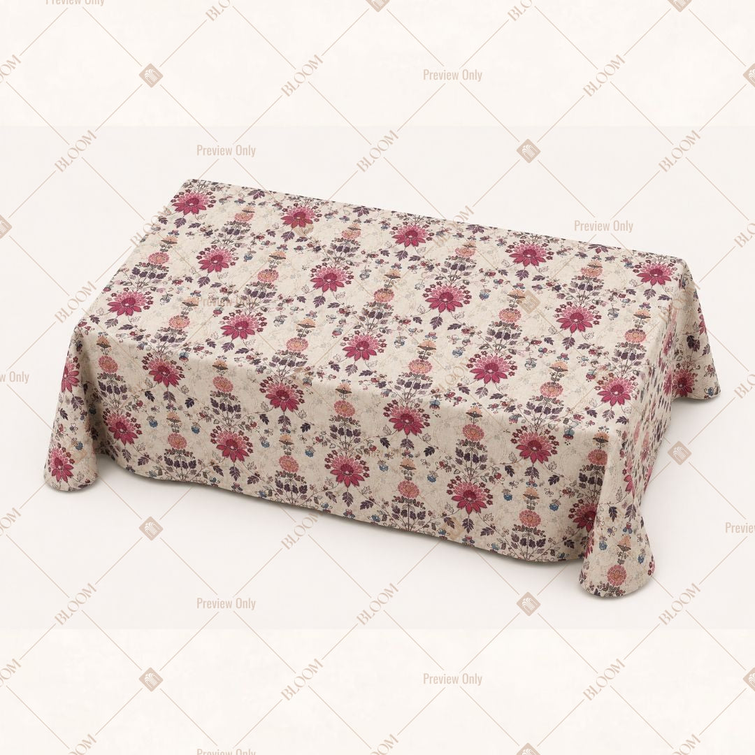 Vintage Rose Table Cover Pack Of 6
