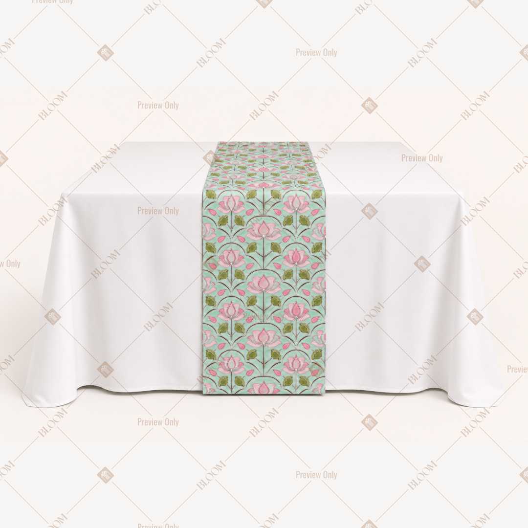 Pastel Wildflower Garden Table Runner Pack Of 12