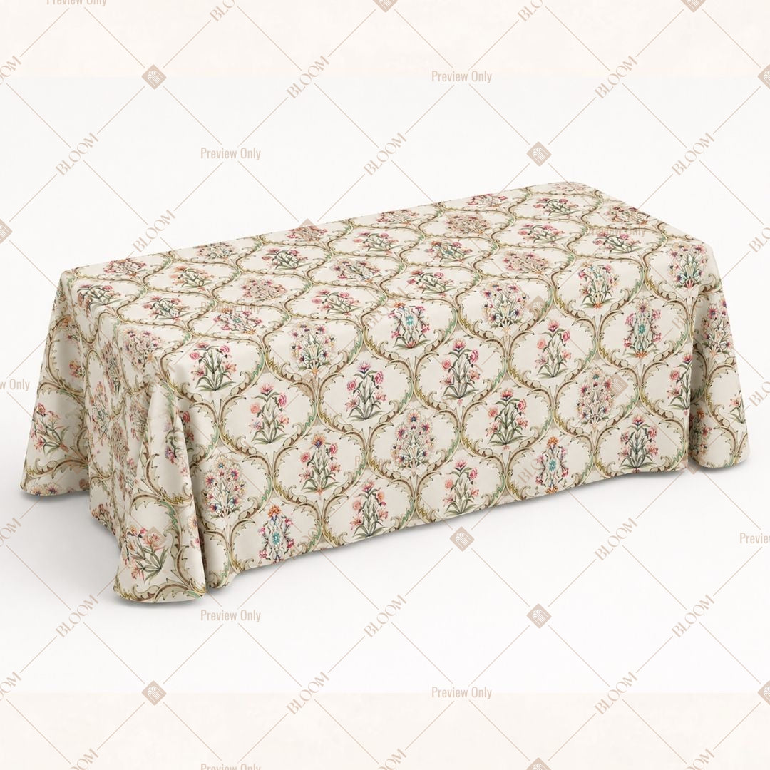 Pastel Trellis Table Cover Pack Of 6