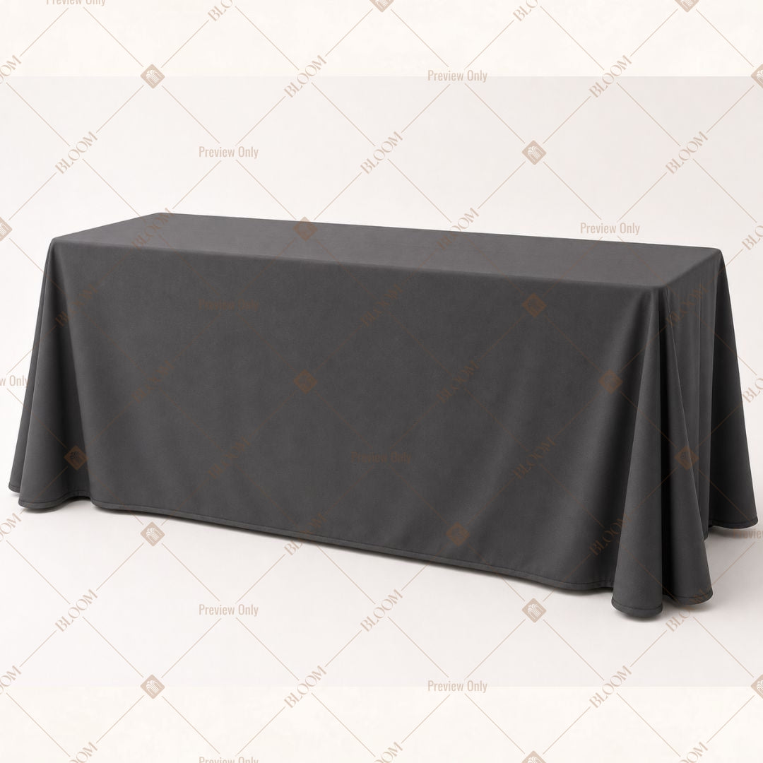 Charcoal Table Cover Pack Of 6