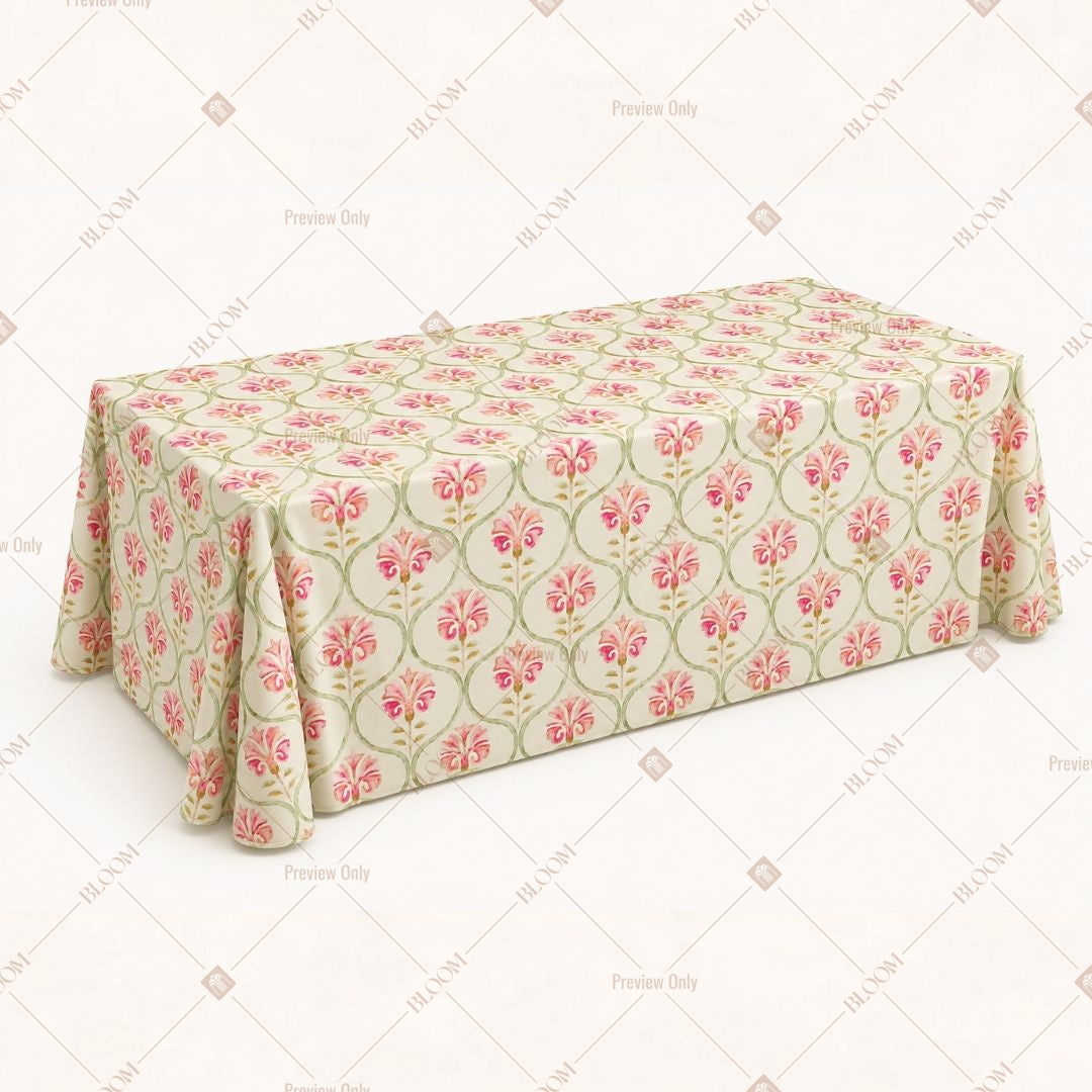 Pink Tulip Table Cover Pack Of 6
