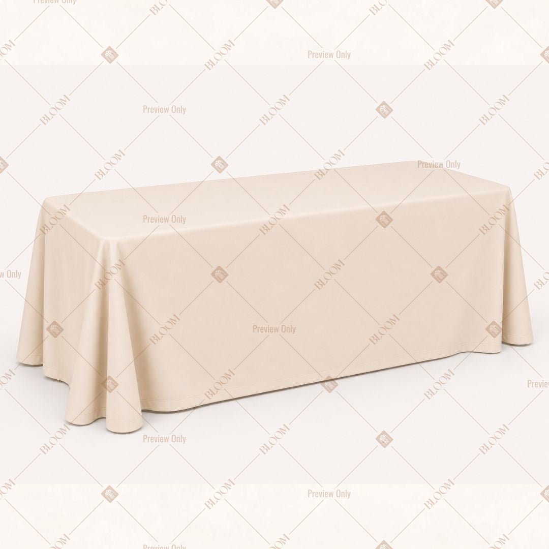 Cream Table Cover Pack Of 6