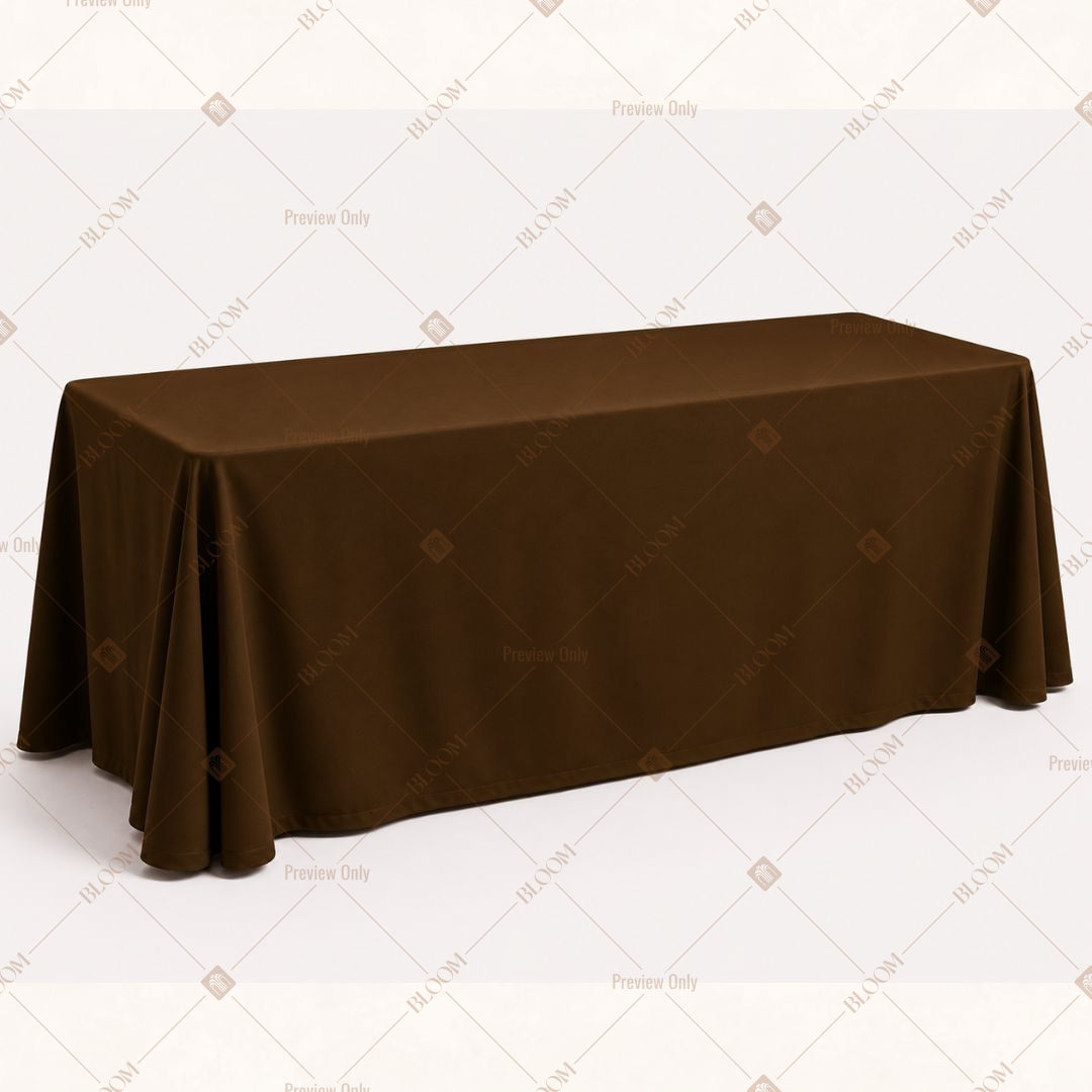 Dark Brown Table Cover Pack Of 6