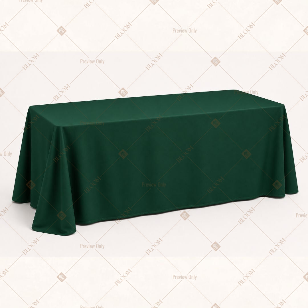Dark Green Table Cover Pack Of 6