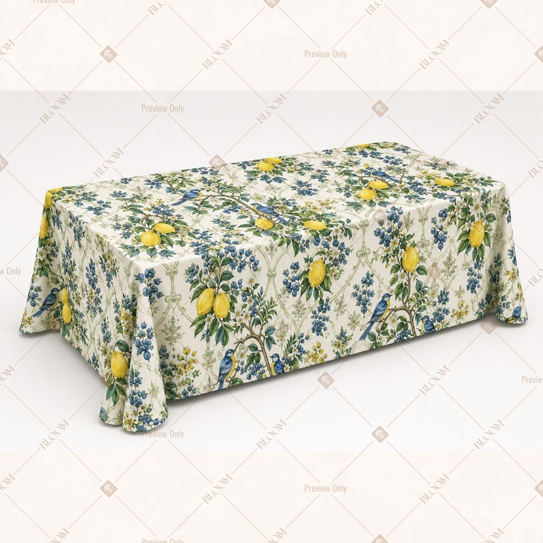 Lemon Garden Table Cover Pack Of 6