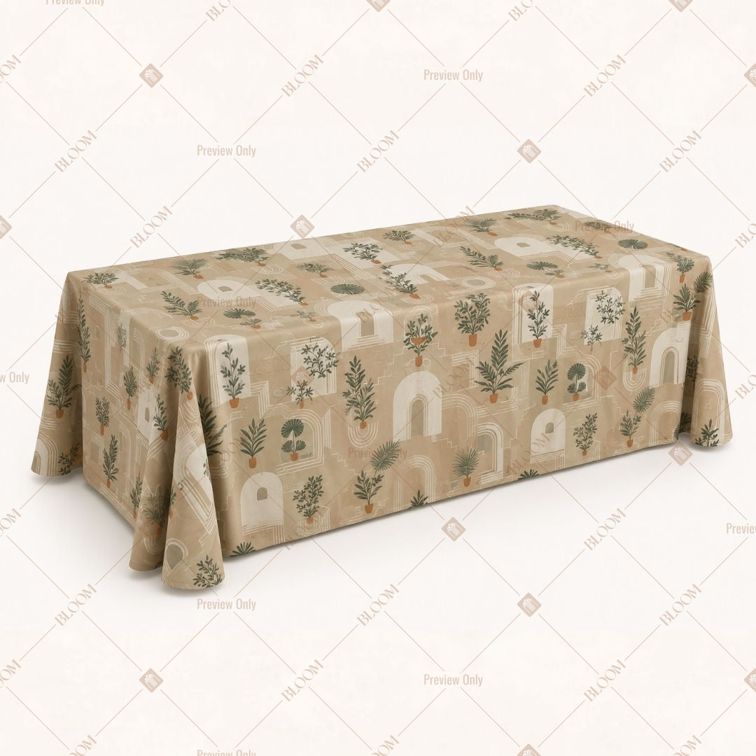 Mughal Garden Table Cover Pack Of 6