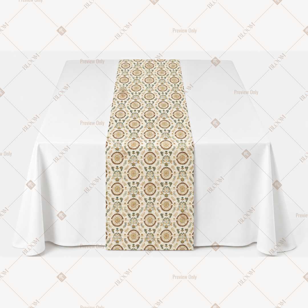 Pink Floral Trellis Table Runner Pack Of 12