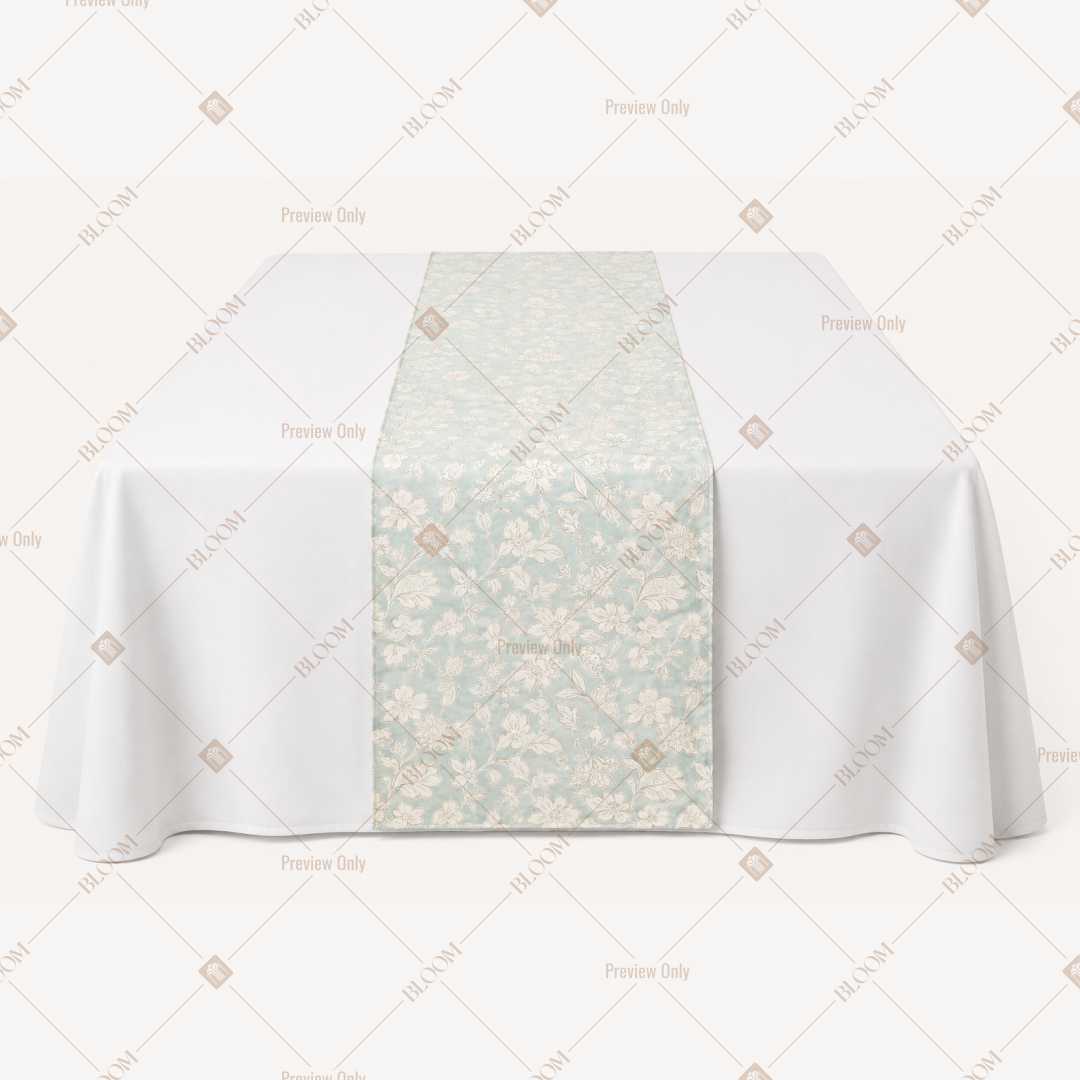 Beige Geometric Trellis Table Runner Pack Of 12