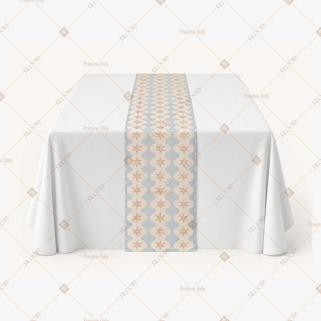 Pastel Stripe Table Runner Pack Of 12