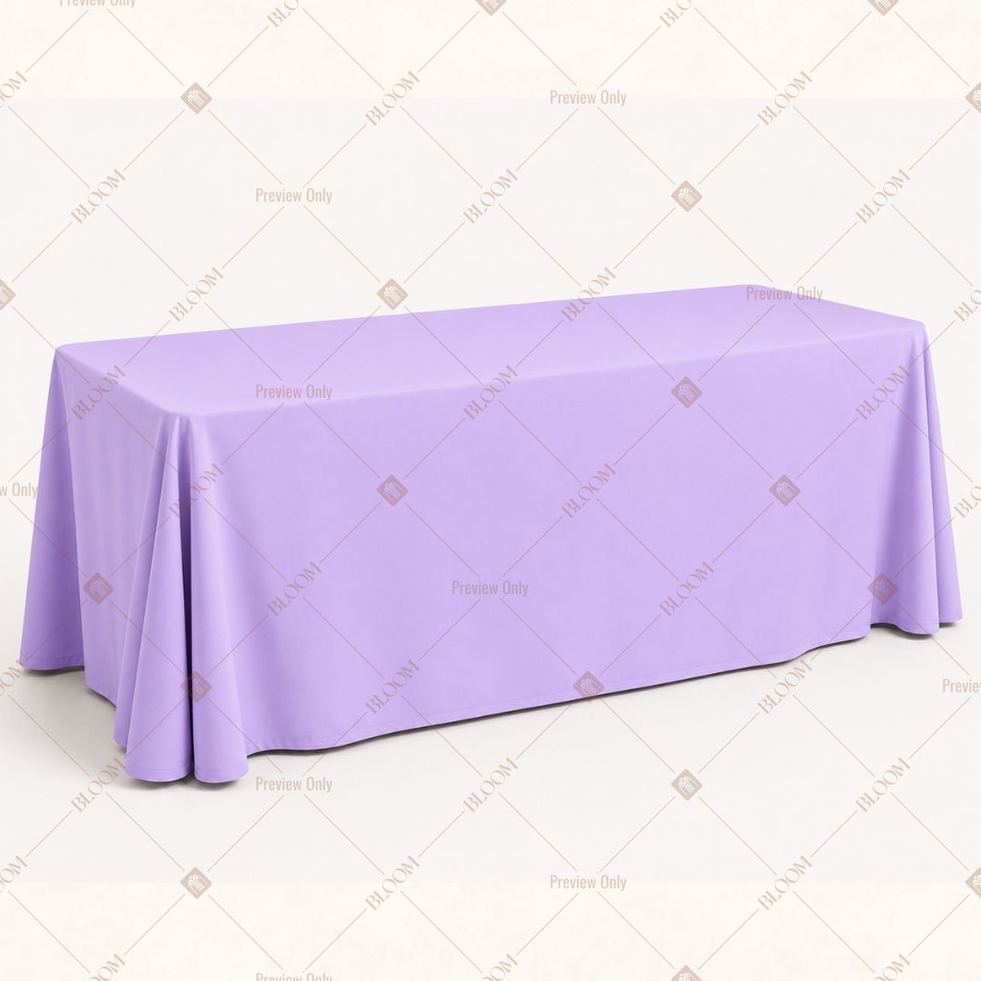 Light Lavender Table Cover Pack Of 6