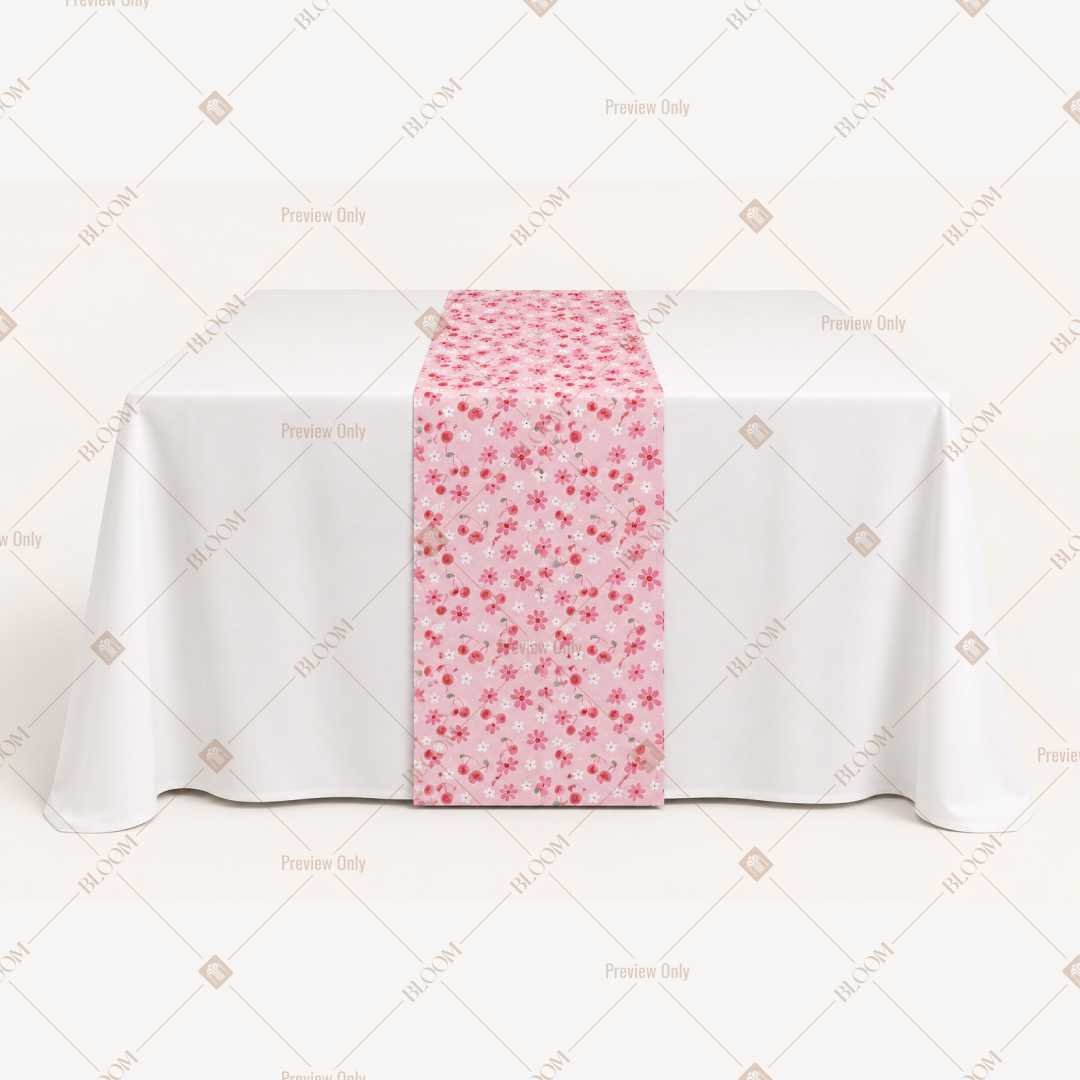 Pink Polka Dot Table Runner Pack Of 12