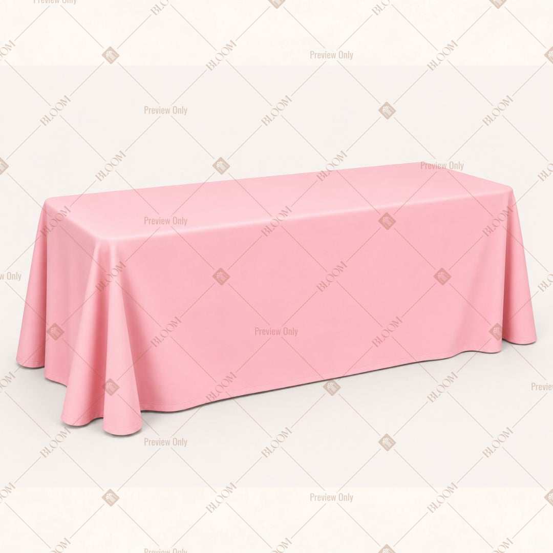 Light Rose Table Cover Pack Of 6