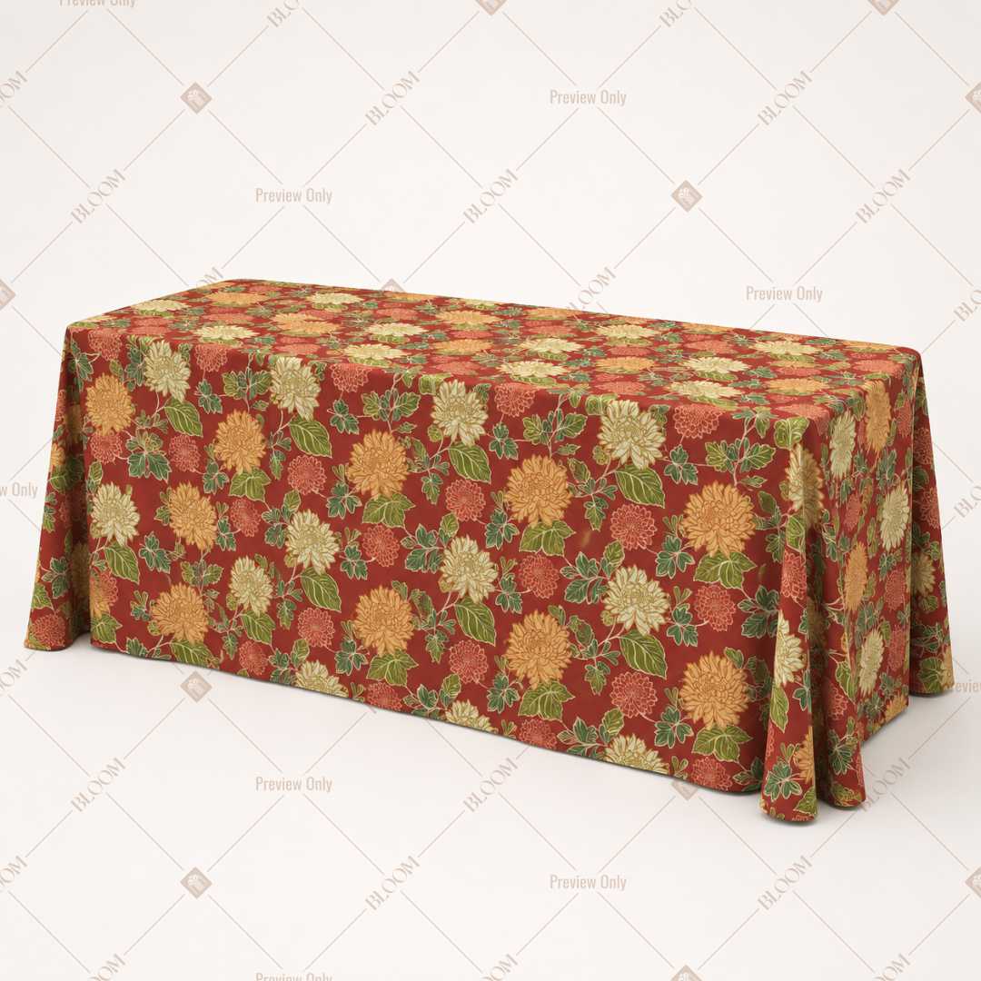 Autumn Harvest Floral Table Cover Pack Of 6