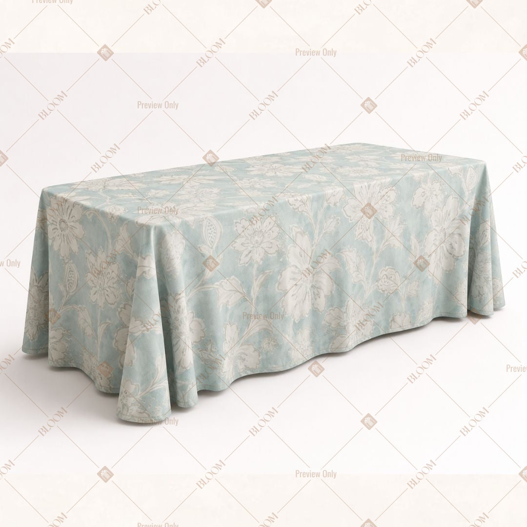 Soft Floral Table Cover Pack Of 6
