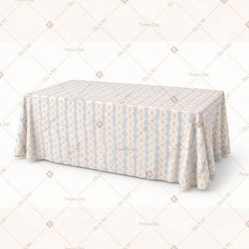 Blue Stripe Table Cover Pack Of 6