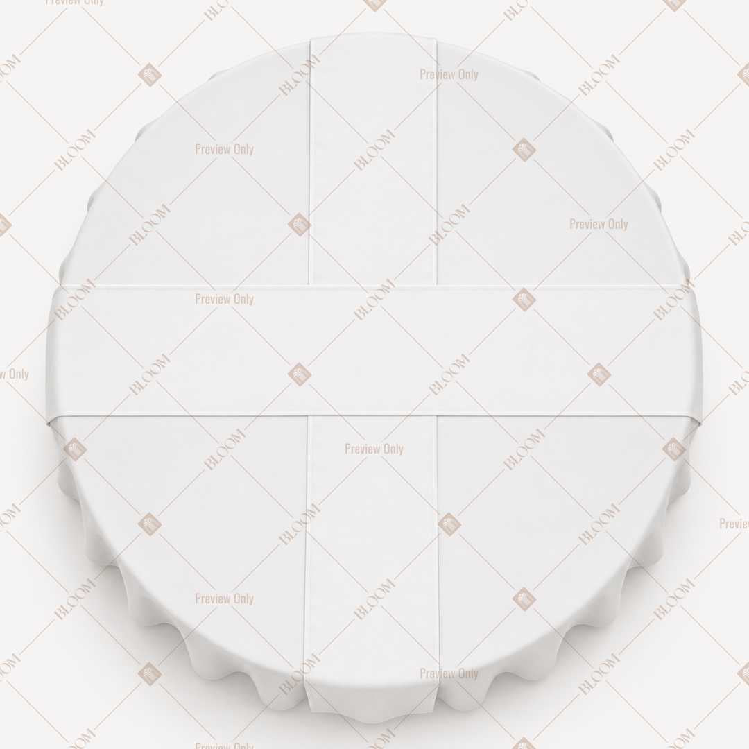 Off White Table Runner Pack Of 12