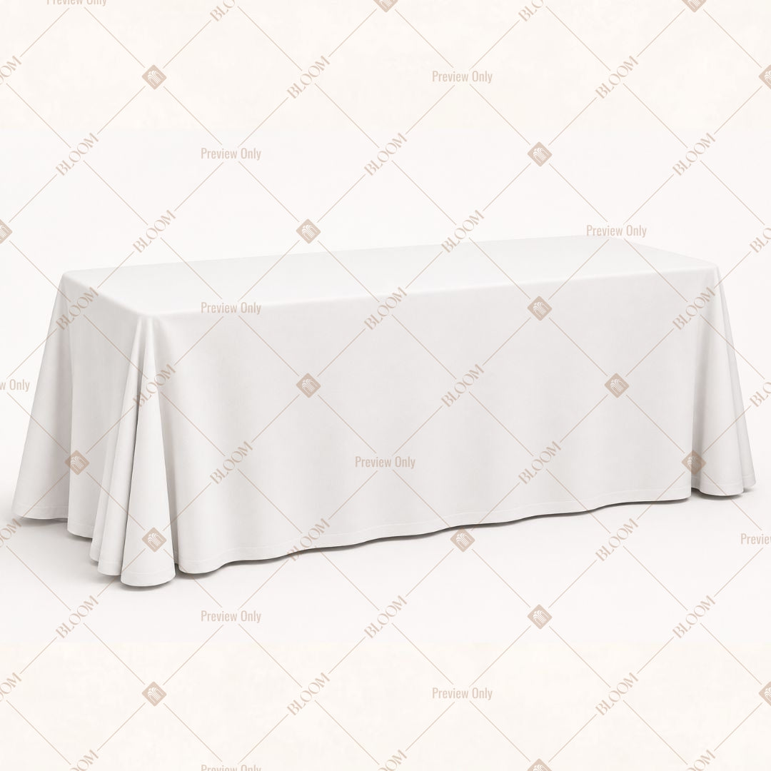 Off White Table Cover Pack Of 6