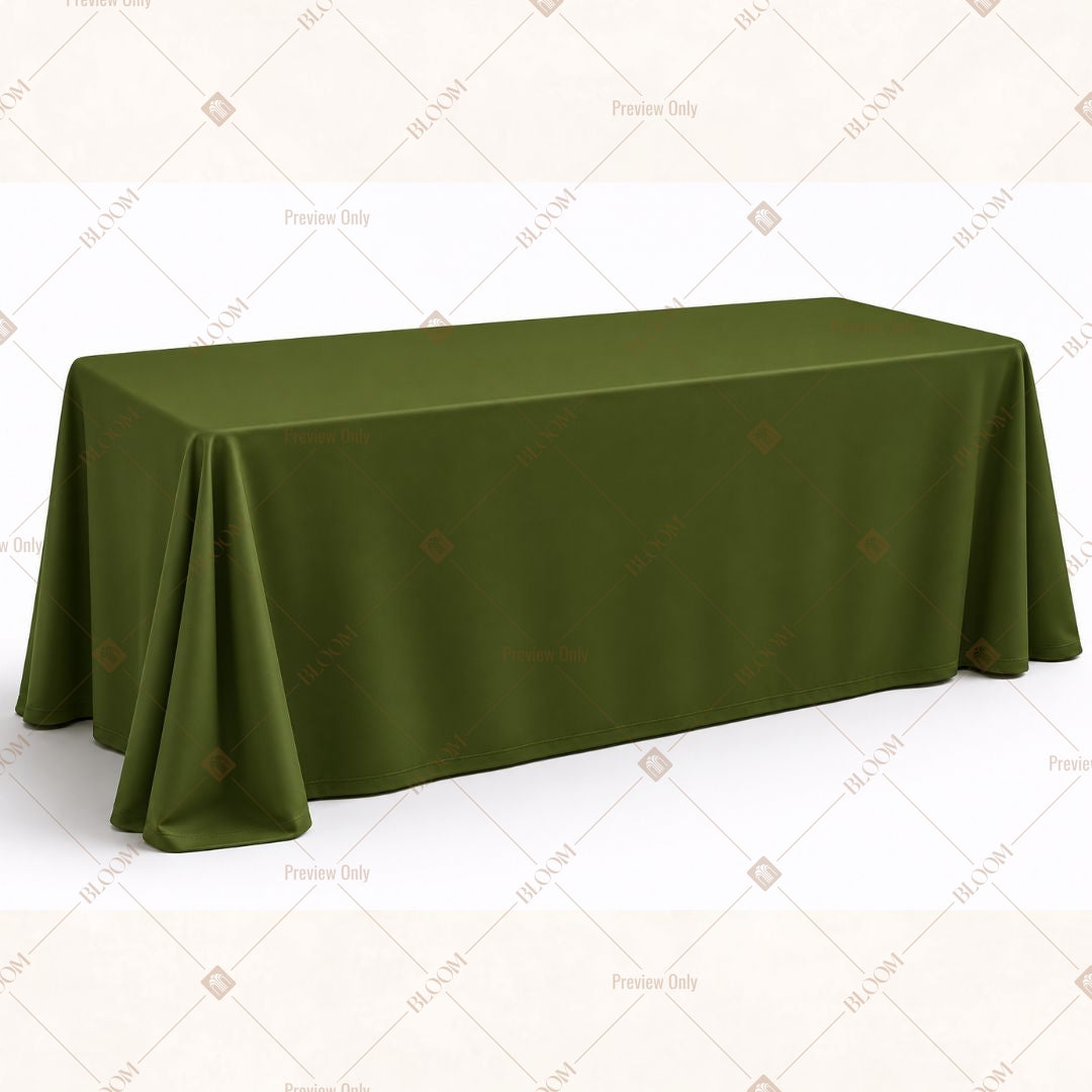 Olive Green Table Cover Pack Of 6
