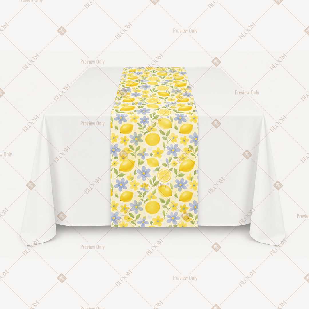 Yellow Daisy Garden Table Runner Pack Of 12