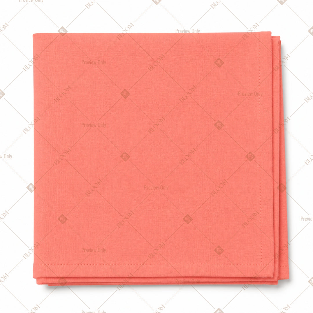 Peach Pink Napkin Pack of 20