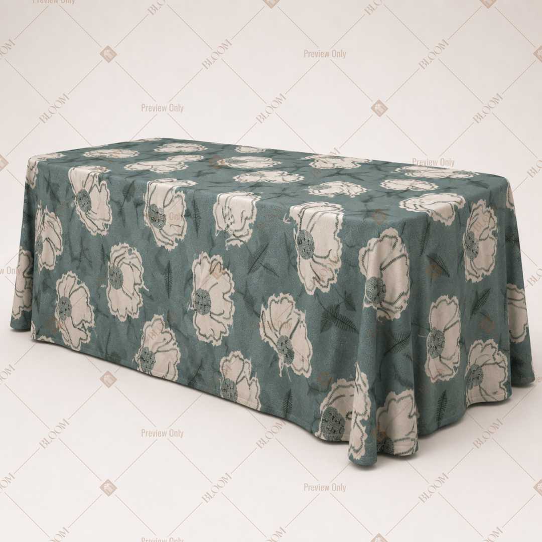 Grey Botanical Art Table Cover Pack Of 6