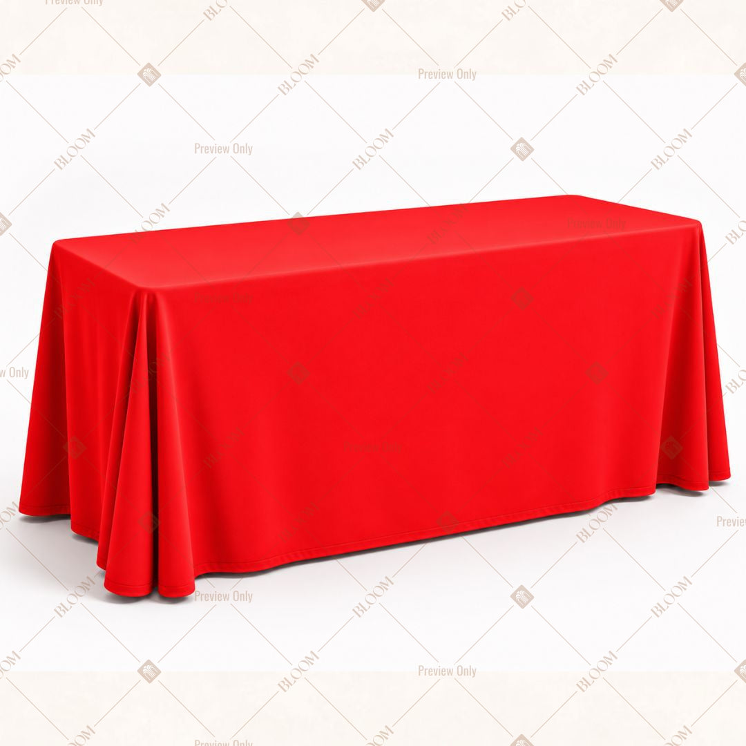 Red Table Cover Pack Of 6