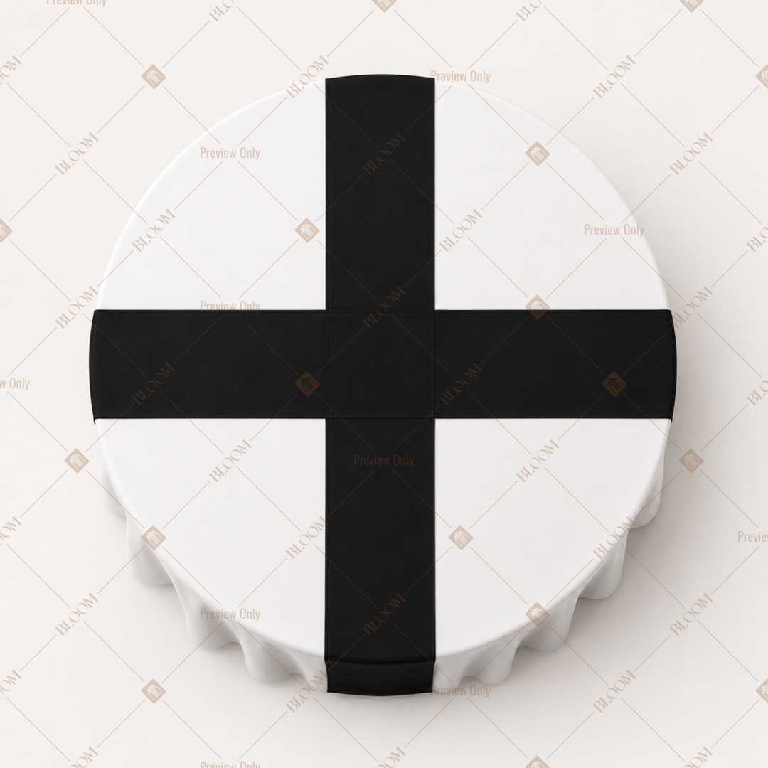 Black Table Runner Pack Of 12