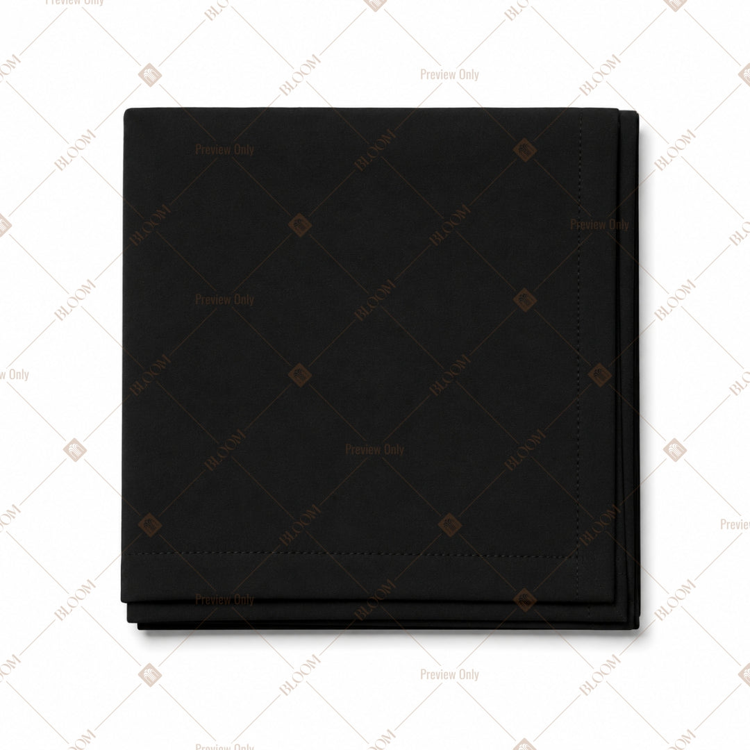 Black Napkin Pack of 20