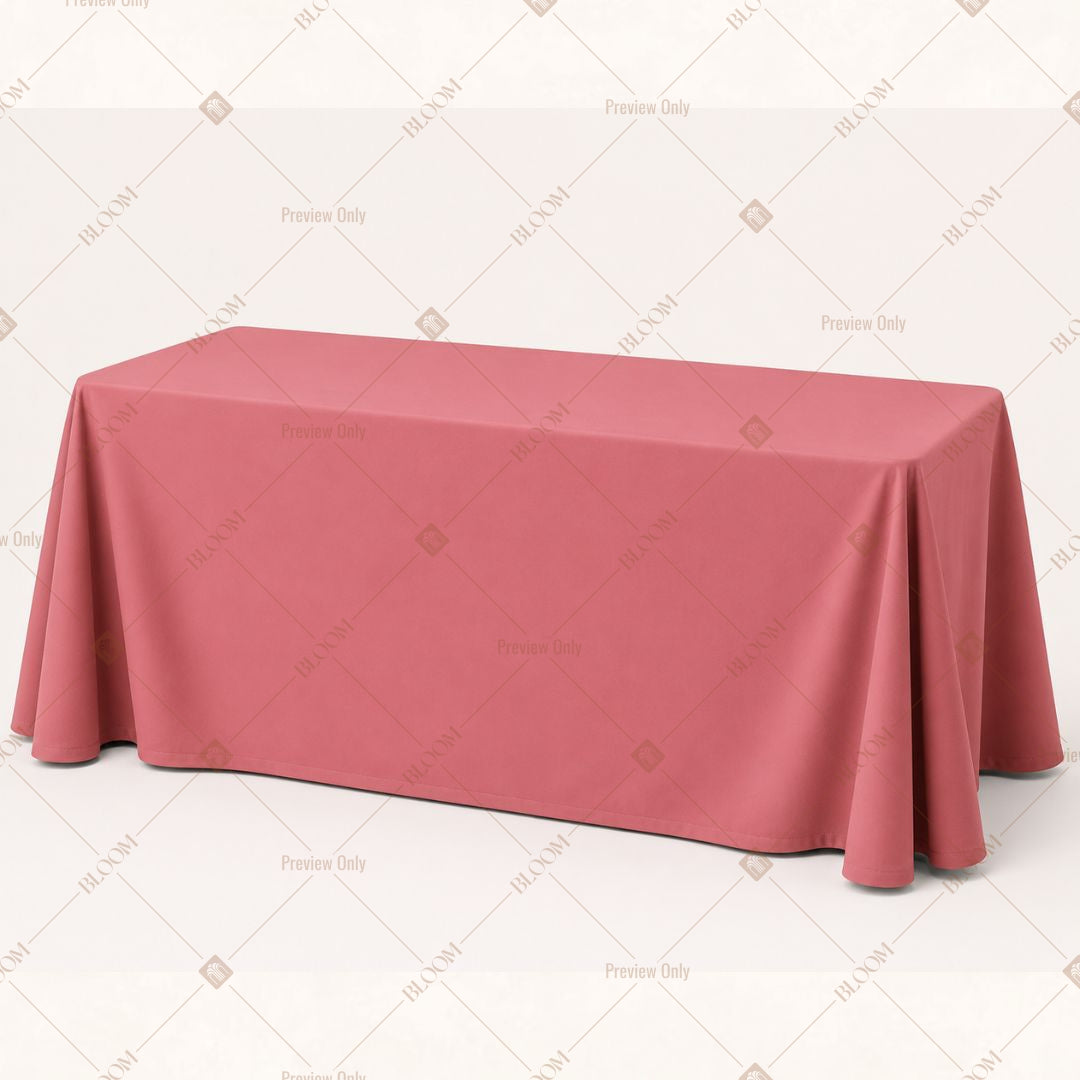 Rose Gold Table Cover Pack Of 6
