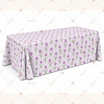 Purple Tulip Table Cover Pack Of 6