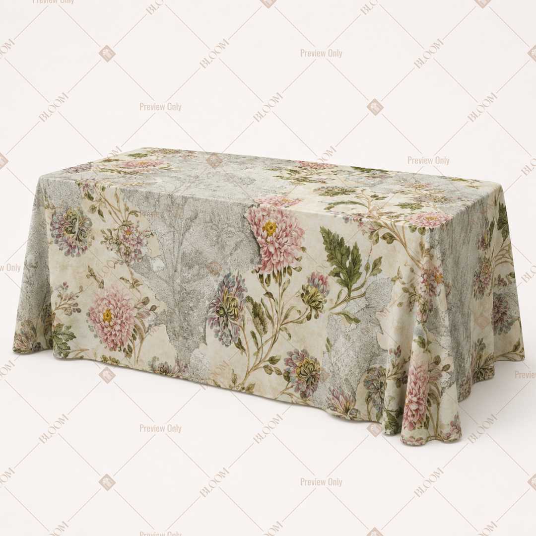 Vintage Botanical Garden Table Cover Pack Of 6