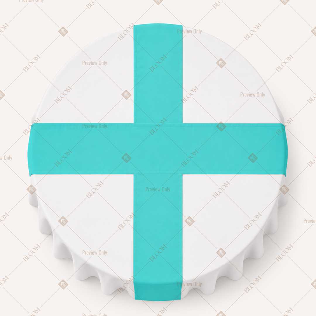 Turquoise Table Runner Pack Of 12