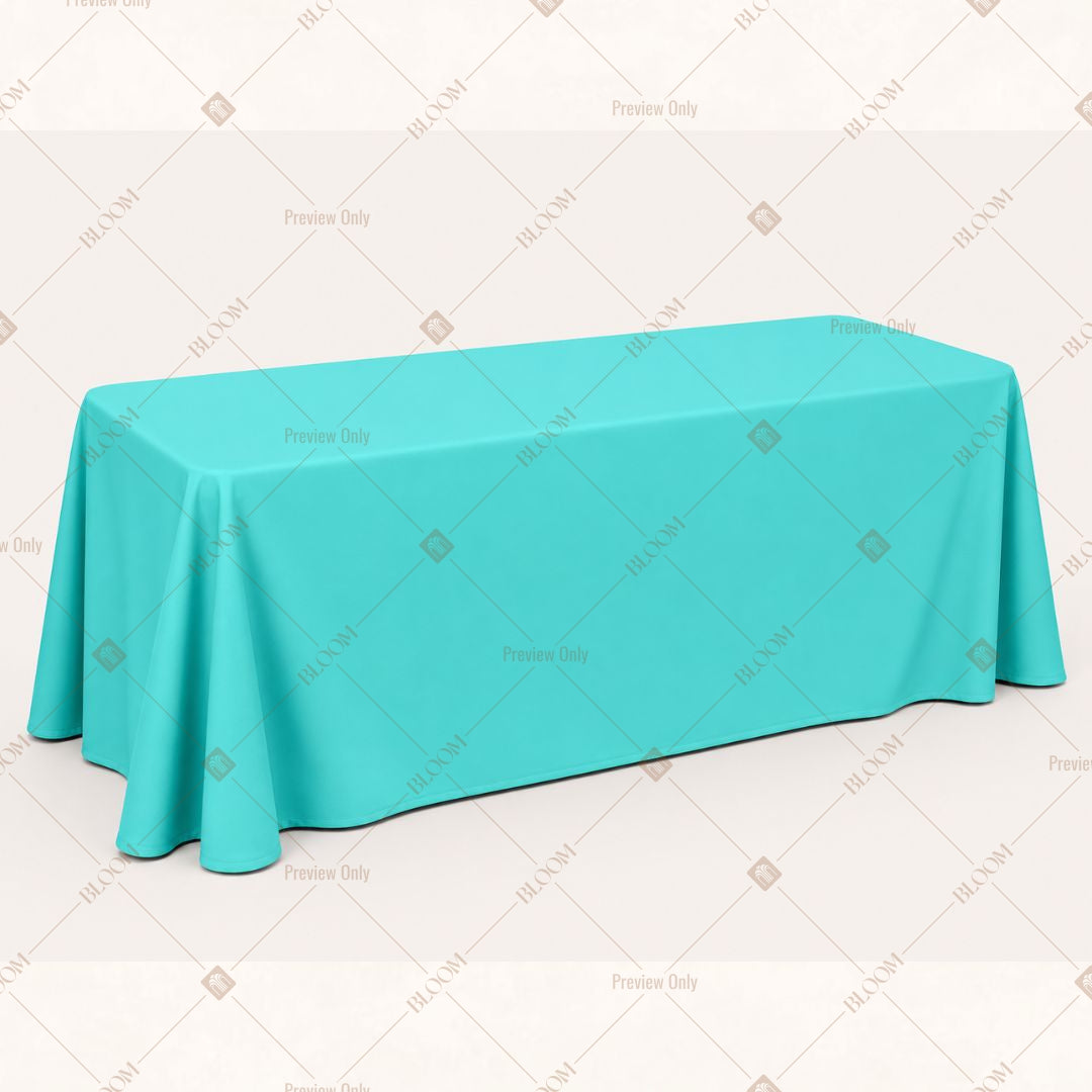 Turquoise Table Cover Pack Of 6