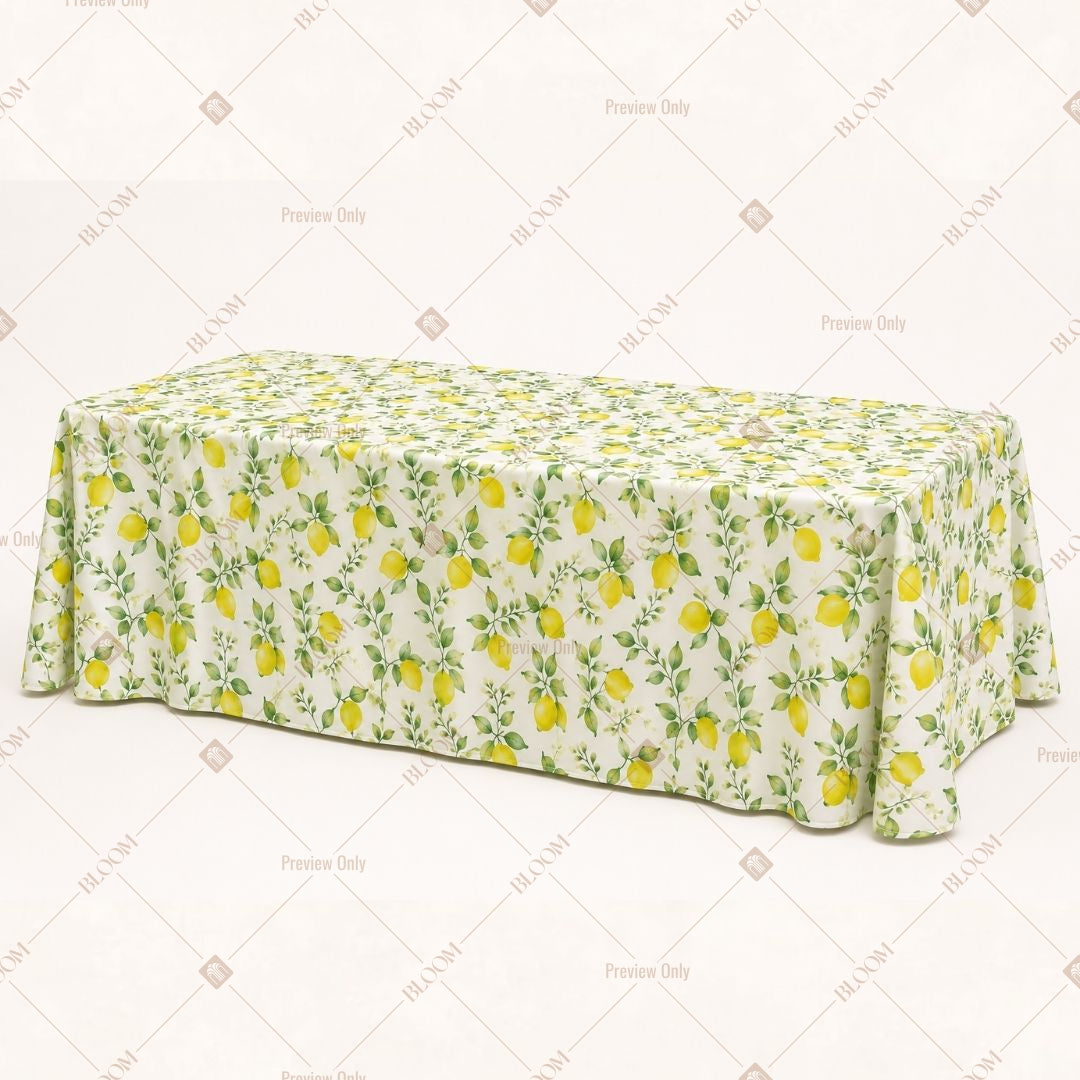 Lemon Leaf Table Cover Pack Of 6