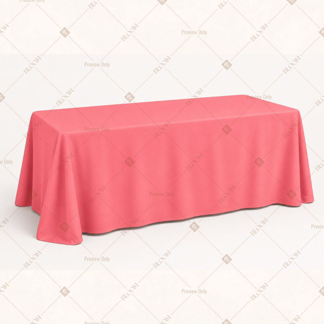 Blush Pink Table Cover Pack Of 6