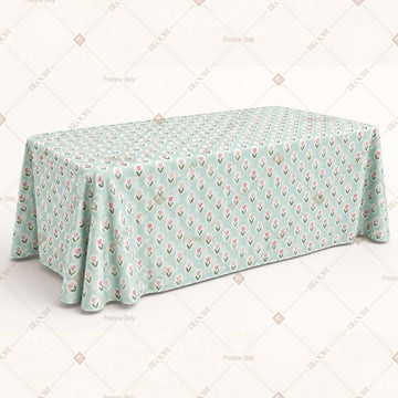 Mint Geometric Table Cover Pack Of 6