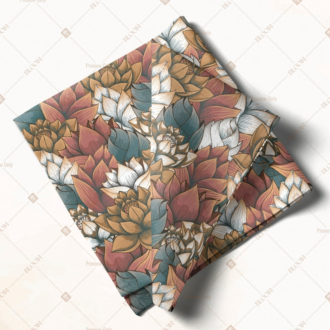 Autumn Floral Bouquet Napkin Pack of 20