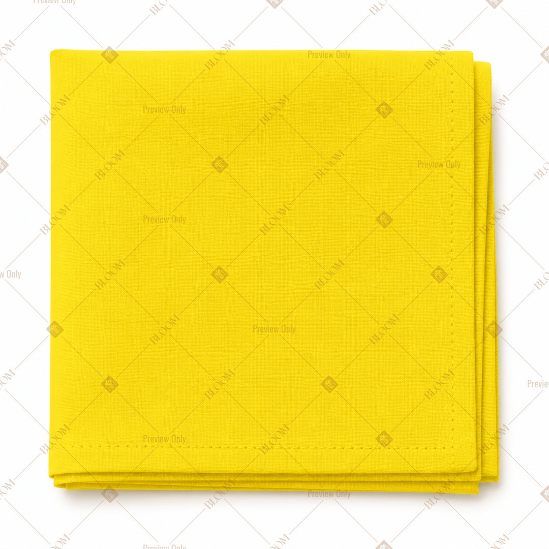 Bright Yellow Napkin Pack of 20