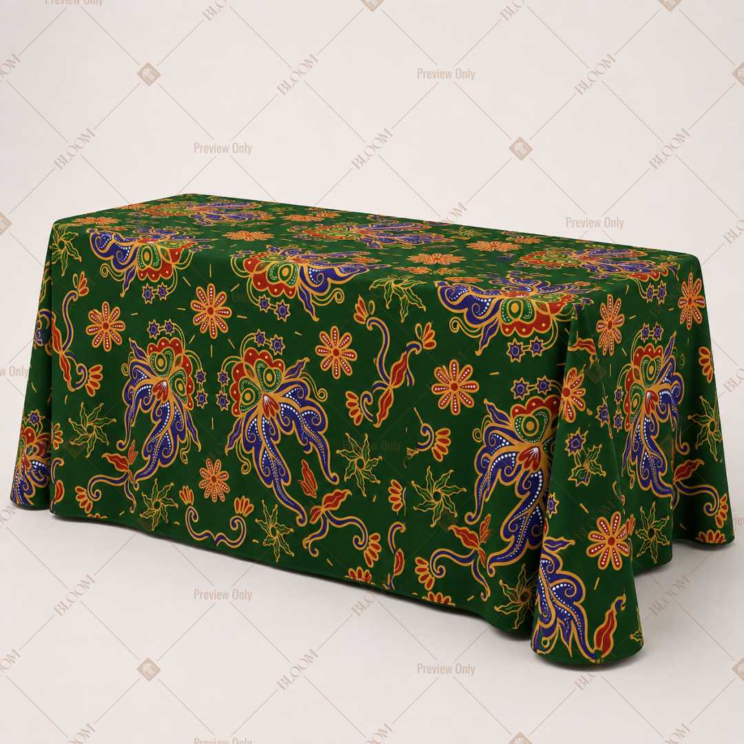 Tropical Floral Garden Table Cover Pack Of 6