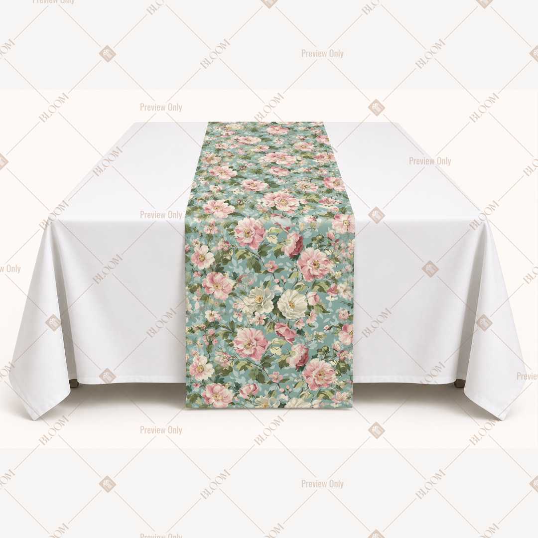 Vintage Wildflower Garden Table Runner Pack Of 12