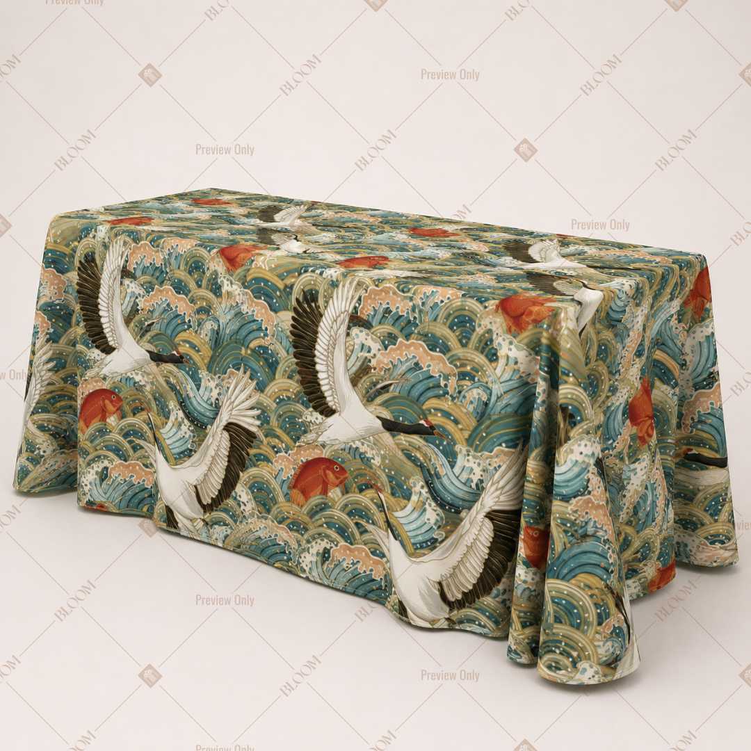 Vintage Botanical Jungle Table Cover Pack Of 6