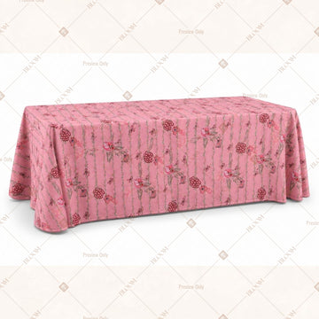 Pink Rose Table Cover Pack Of 6