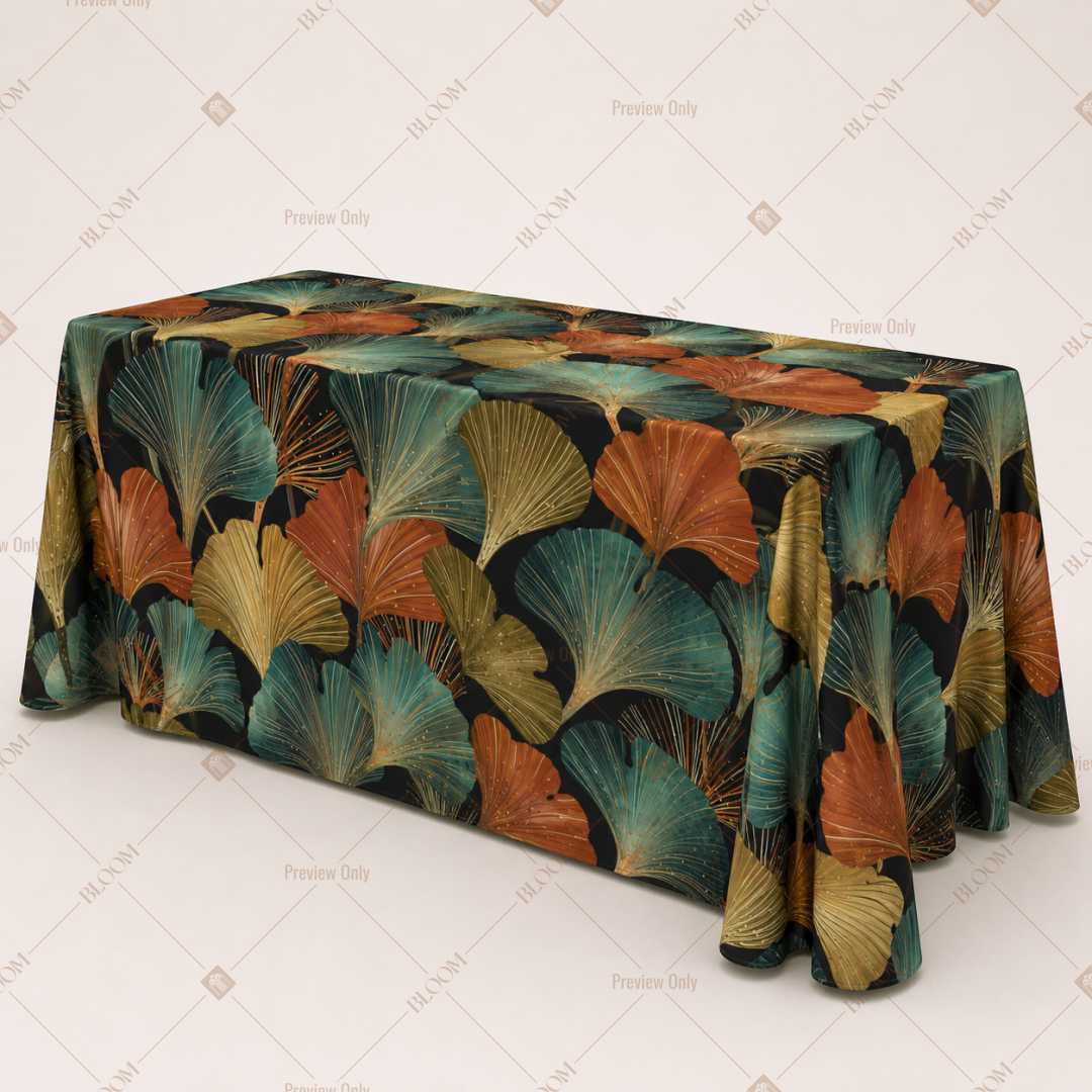 Dark Botanical Garden Table Cover Pack Of 6