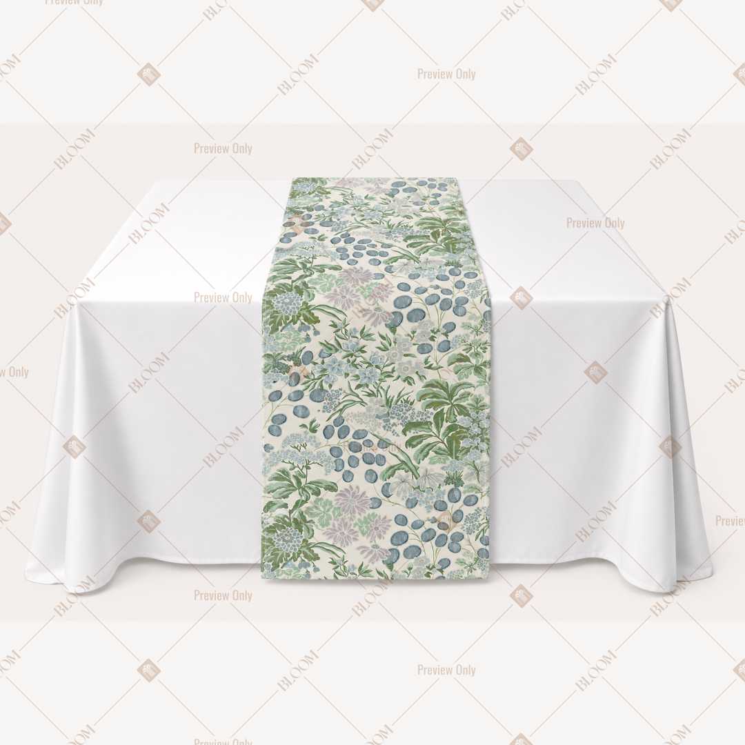 Sage Botanical Vine Table Runner Pack Of 12