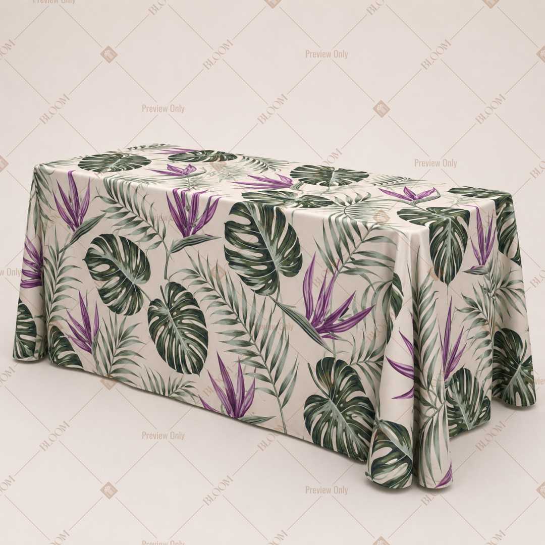 Monstera Tropical Leaf Table Cover Pack Of 6