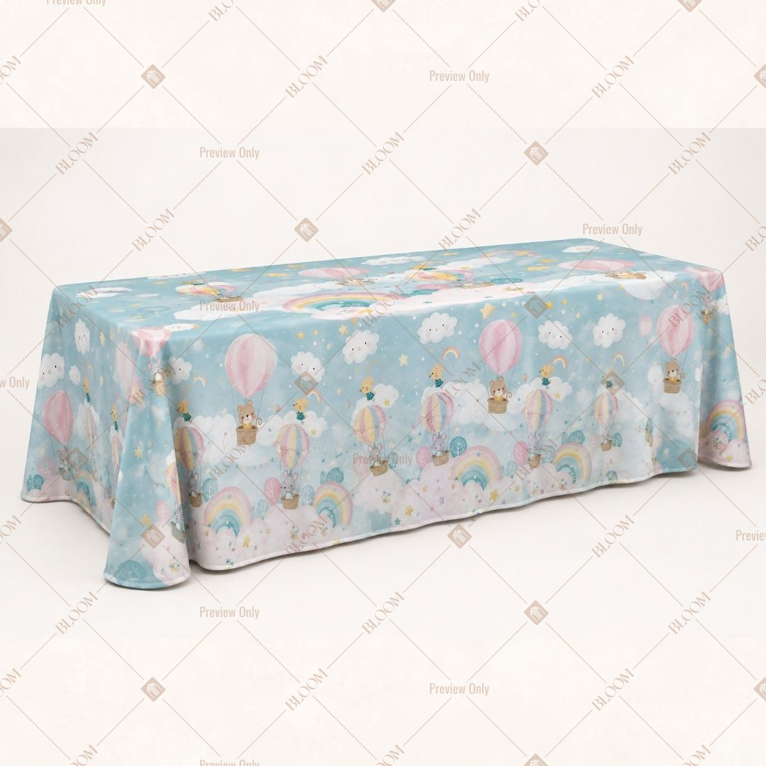 Hot Air Balloon Table Cover Pack Of 6