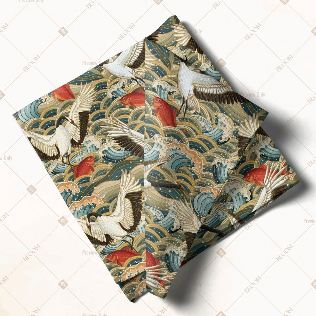 Vintage Bird Garden Napkin Pack of 20