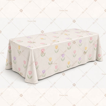 Bunny Tulip Table Cover Pack Of 6